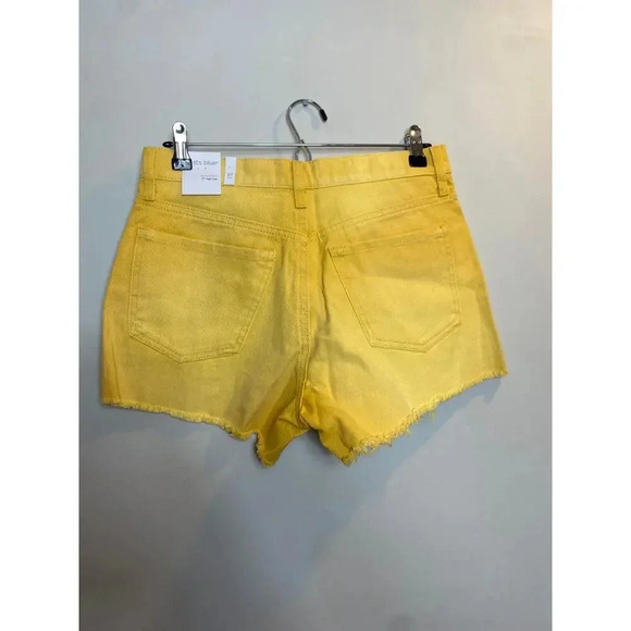 NWT STS Blue Layne 11'' High Rise Shorts Cut-Off Denim Raw Hem Marigold Size 27 - Picture 9 of 11